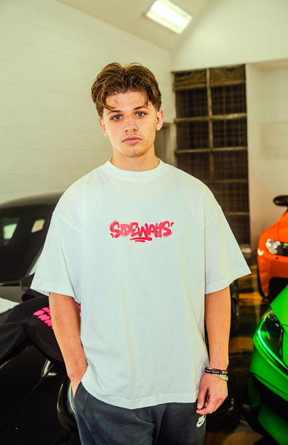 Sideways Graffiti Oversized Tee