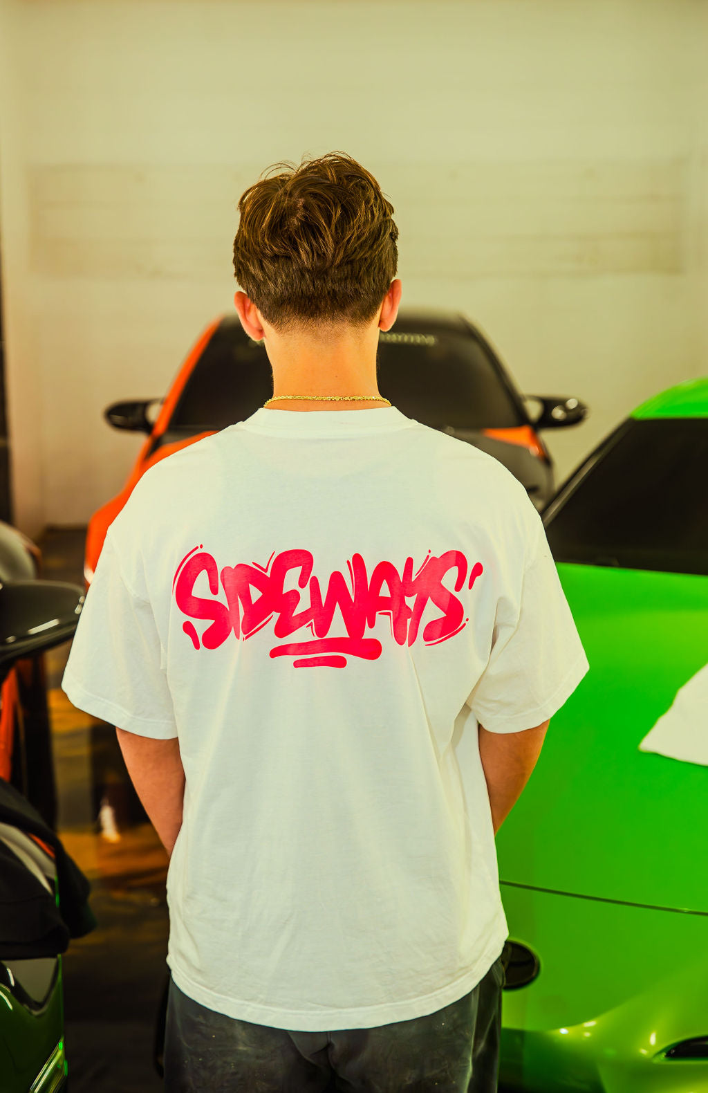 Sideways Graffiti Oversized Tee