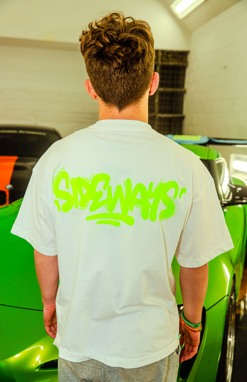 Sideways Graffiti Oversized Tee